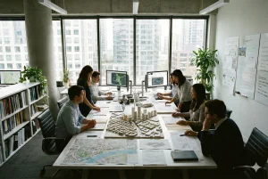 Le cabinet d'urbanisme