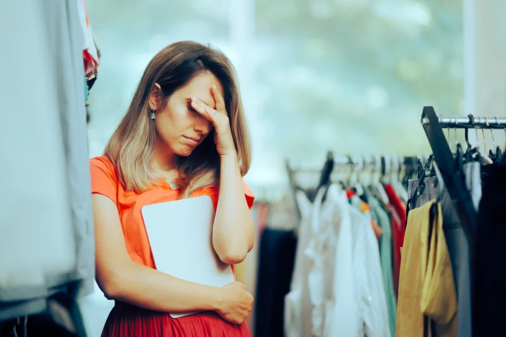 baisse du commerce de détail