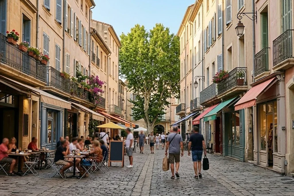 rue en centre ville