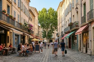 rue en centre ville