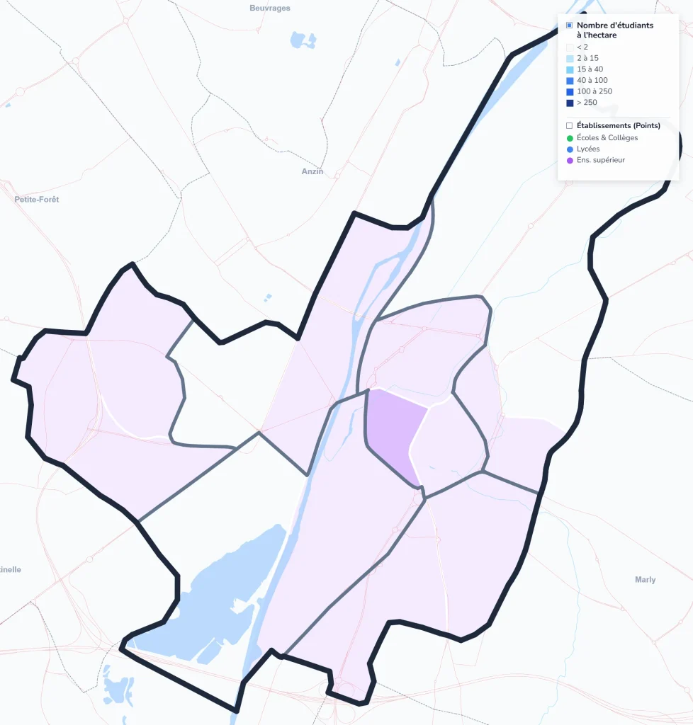 Population étudiantes