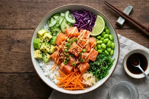 poke bowl restauration healthy