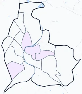 Carte de densité de population étudiante de Montluçon