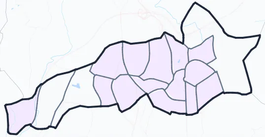 Carte de densité de population étudiante de Le Cannet