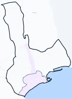 Carte de densité de population étudiante de Menton