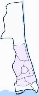 Carte de densité de population étudiante de Saint-Laurent-du-Var