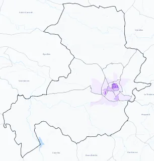 Carte de densité de population étudiante de Aix-en-Provence