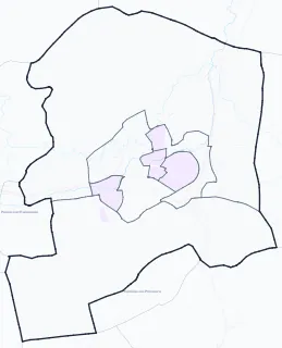 Carte de densité de population étudiante de Aubagne