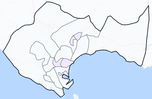 Carte de densité de population étudiante de La Ciotat