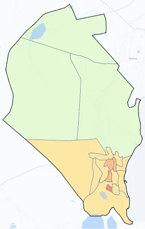 Carte de densité de population de Istres
