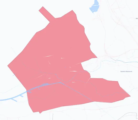 Carte de la valeur locative de référence de Marignane
