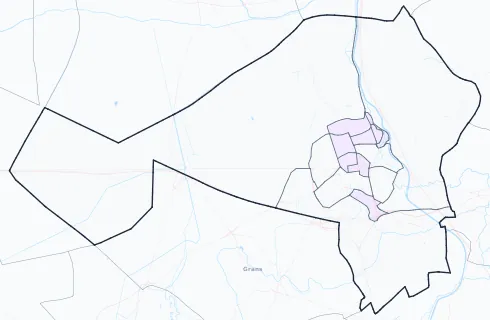Carte de densité de population étudiante de Salon-de-Provence