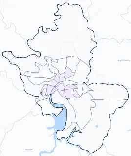 Carte de densité de population étudiante de Quimper