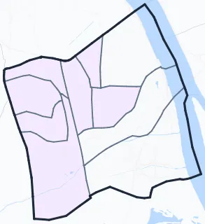 Carte de densité de population étudiante de Bègles