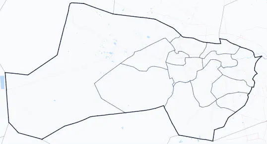 Carte de densité de population étudiante de Saint-Médard-en-Jalles