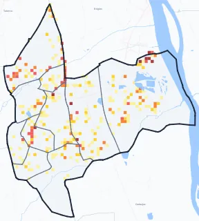 Carte des commerces de Villenave-d'Ornon