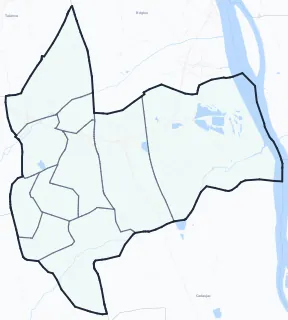 Carte de densité d'emplois salariés estimés de Villenave-d'Ornon