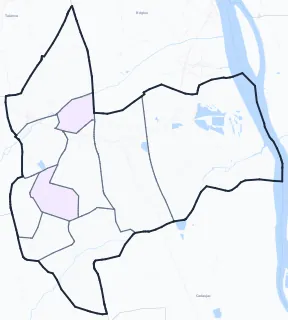 Carte de densité de population étudiante de Villenave-d'Ornon