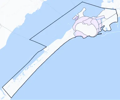 Carte de densité de population étudiante de Sète