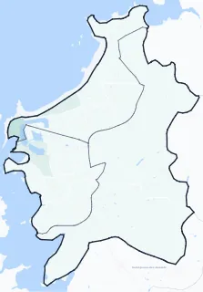 Carte de densité d'emplois salariés estimés de Saint-Malo