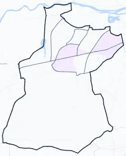 Carte de densité de population étudiante de Joué-lès-Tours