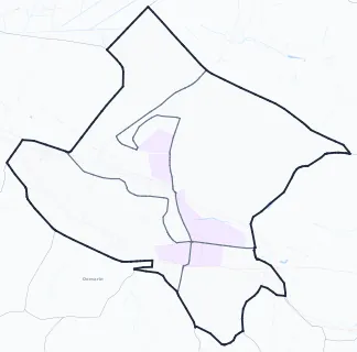 Carte de densité de population étudiante de Bourgoin-Jallieu