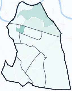 Carte de densité d'emplois salariés estimés de Saint-Martin-d'Hères