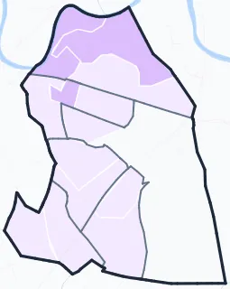Carte de densité de population étudiante de Saint-Martin-d'Hères