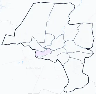 Carte de densité de population étudiante de Mont-de-Marsan