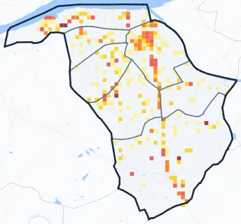 Carte des commerces de Rezé