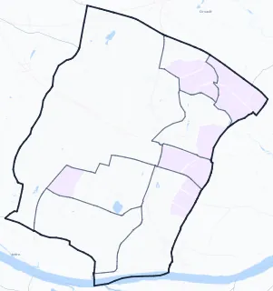 Carte de densité de population étudiante de Saint-Herblain