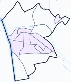 Carte de densité de population étudiante de Agen