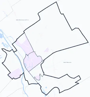 Carte de densité de population étudiante de Châlons-en-Champagne