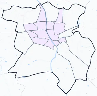 Carte de densité de population étudiante de Laval