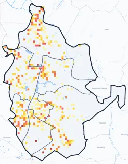 Carte des commerces de Villeneuve-d'Ascq