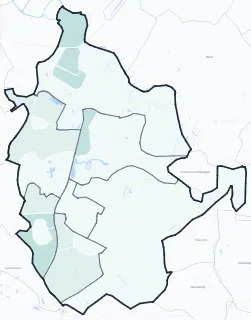 Carte de densité d'emplois salariés estimés de Villeneuve-d'Ascq