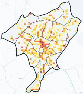 Carte des commerces de Tourcoing