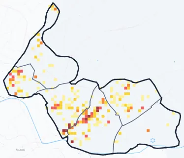 Carte des commerces de Wattrelos