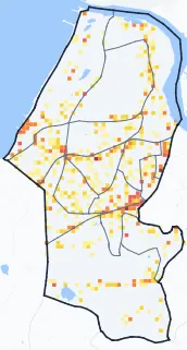 Carte des commerces de Anglet