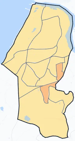 Carte de densité de population de Anglet