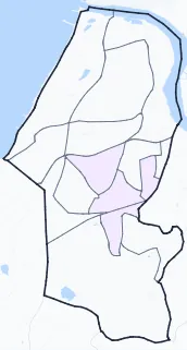 Carte de densité de population étudiante de Anglet