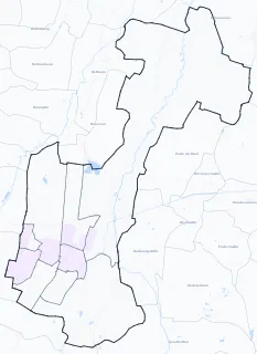 Carte de densité de population étudiante de Colmar