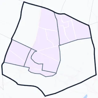 Carte de densité de population étudiante de Bron