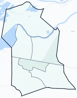 Carte de densité d'emplois salariés estimés de Meyzieu
