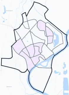 Carte de densité de population étudiante de Chalon-sur-Saône