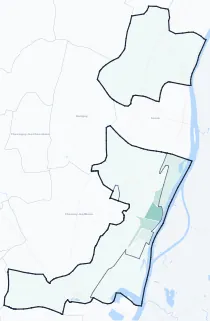 Carte de densité d'emplois salariés estimés de Mâcon