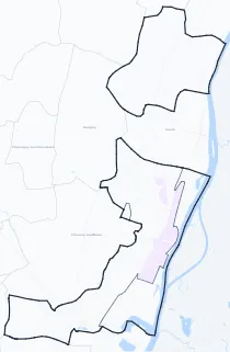 Carte de densité de population étudiante de Mâcon