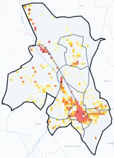 Carte des commerces de Chambéry