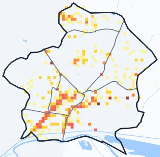 Carte des commerces de Chelles