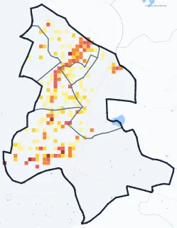 Carte des commerces de Pontault-Combault